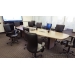Light Maple 13' Tapered Boardroom Conference Table